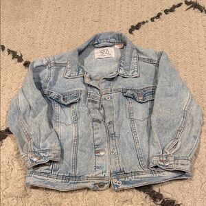 Zara Light Blue Kids Denim Jean Jacket